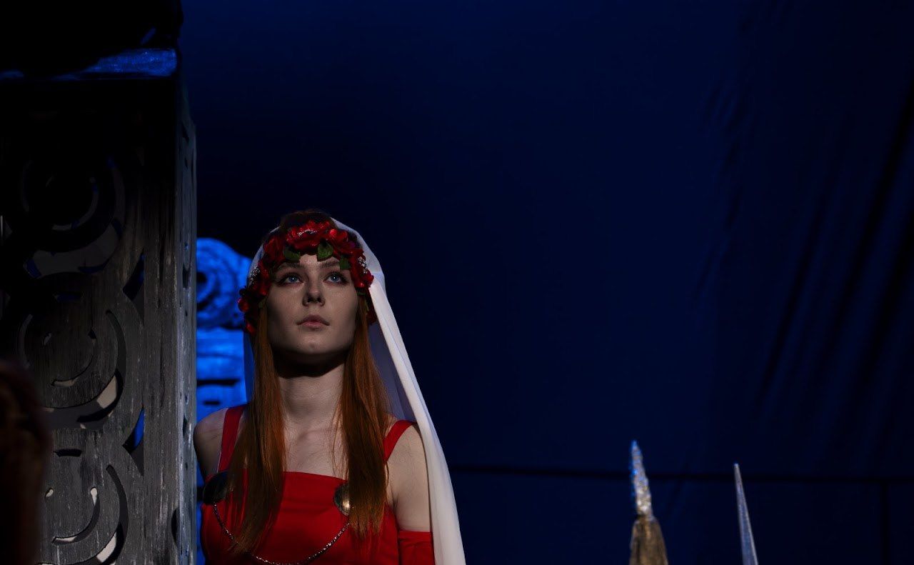 Репетиція вистави. Фото: Володимир Заєць